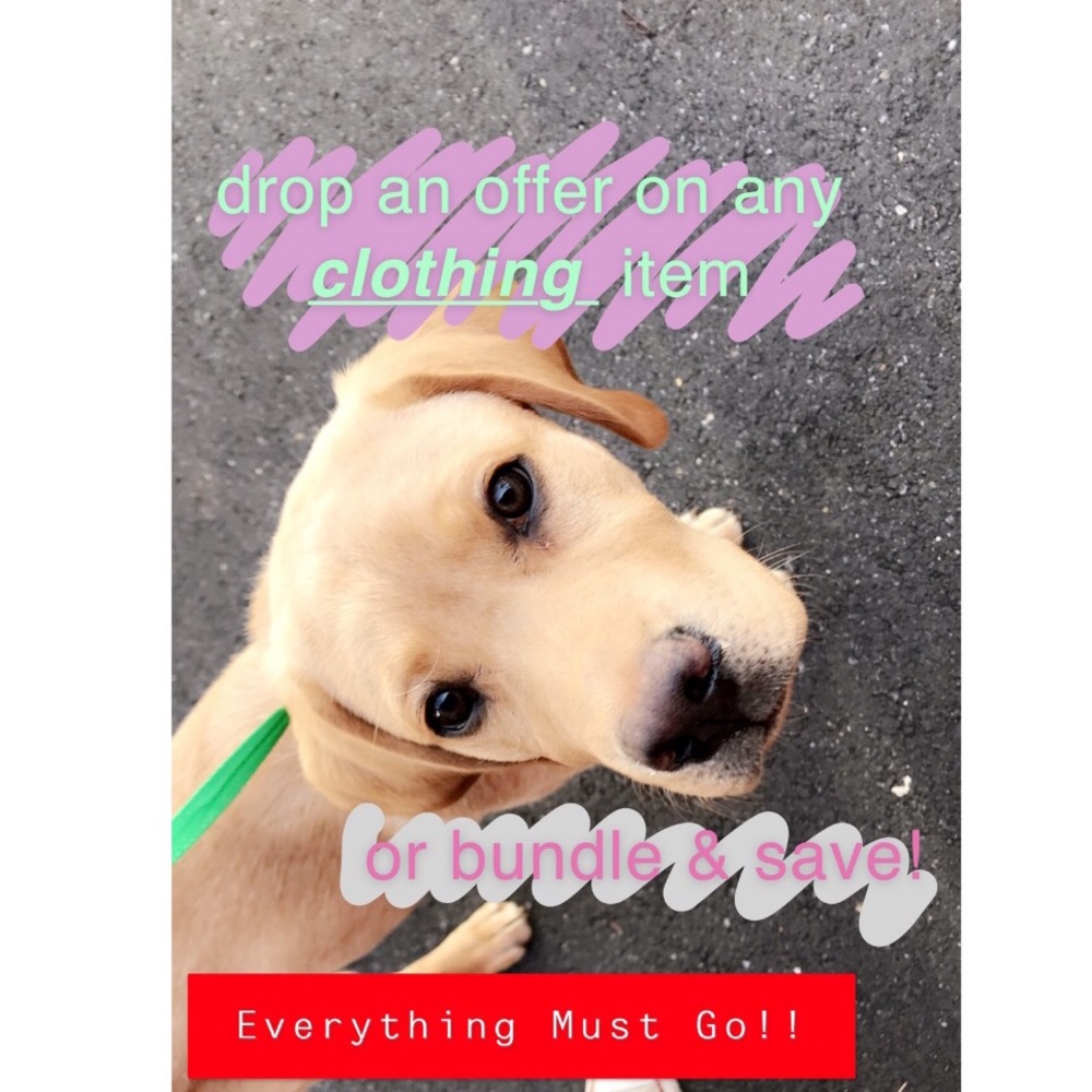 Everything must go!